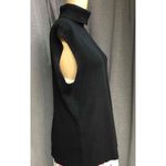 Cato Black Sleeveless Turtleneck Ribbed Knit Sweater Womens 26/28 like new Photo 4