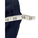 Leifsdottir Navy Blue Surplice Pleated Skirt Maxi Dress EUC Sz 6 Silk Belted Photo 7