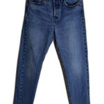 Levi's  Wedgie Jeans Womens 28 Blue High Rise Straight Leg Button Fly Denim Photo 0