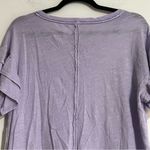 Anthropologie Pilcro Heritage Femme Short Sleeve Flutter Tee Lilac Size Small Photo 2