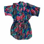 Vintage 90's Kathryn Lingerie Kimono Robe Blue Size M Photo 2