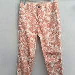Elie Tahari Elie‎ Tahari Women's Toile Print Pants – Size 10 – Pink & White Stretch Cotton Photo 0