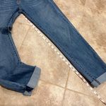 Levi's Levi’s Signature Slim Cuffed Mid Rise Blue Denim Jeans Size 2 Stretchy Crop Photo 7