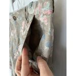 Gap Floral Print Women's mid rise cotton stretch chino shorts preppy minimalist Photo 2