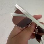 Ted Baker ivory Rectangular Sunglasses with Dark Lenses Photo 8