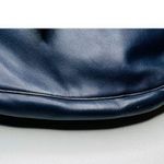 LAUREN RALPH LAUREN Navy Blue Front Pocket Leather Hobo Bag Purse Photo 10