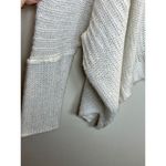Wooden Ships  Women's Size S/M White Knitted Poncho Sweater Long Sleeve EUC Photo 2