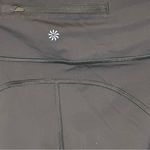 Athleta  Lightning Capri Pants Womens S Black Yoga‎ Stash Pockets Legging Stretch Photo 2