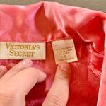 Victoria's Secret Vtg Victoria’s Secret Gold Label Pink Button-Up Sleep Shirt Size Small Photo 4