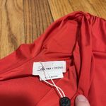 Lovers + Friends  NWT Red Vika One Shoulder Long Sleeve Thong Bodysuit Size XL‎ Photo 6