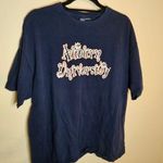 MV Sport Auburn University  Navy Flowers Tee Photo 0