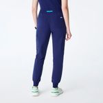 FIGS High Waisted Uman Relaxed Jogger Scrub Pants in Sapphire, Size Large Photo 8