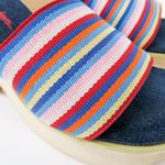 No Boundaries Rainbow Striped Platform Sandals Photo 2
