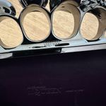 Alexander McQueen $3200 Metallic Oil Slick Leather Knuckle Ring Duster Clutch Photo 7