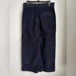 COS  Corduroy Wide Leg Navy Pants Size 8 Photo 7