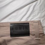 EDWIN International Basic Jeans Size 27 Beige Khaki Safari Straight Tan Photo 8