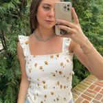 Billabong boho cropped tank top sz L Photo 0