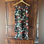 Warm NYC | Meadows Floral Wide Leg Ruffle Pants with High Waist | XS Black Photo 2