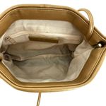 Jones New York NWT  Brushed Gold Leather Clutch Shoulderbag Photo 5
