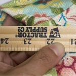 Coldwater Creek  Jacket Button Cotton Floral Patchwork Pink Green Size X-Large Photo 6