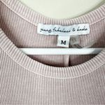 Young Fabulous and Broke NEW Midi Tank Dress Womens M Light Pink Casual Minimalist Photo 5