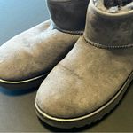 UGG  Classic mini suede women’s boot, grey and metallic, shearling size 7US Photo 10