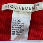 Requirements  Vibrant Red Women's Cardigan Sweater Photo 1