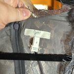 Joie 'Eshe' Gray Scalloped Lace V-Neck Fit & Flare Party Dress Size 4 Photo 12