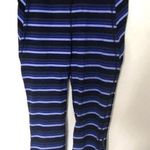 Free People Movement Gidget Black Blue Striped Cut Photo 0