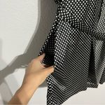 Victoria's Secret Victoria’s Secret Black & White Pattern Satin-like Robe Size Small Photo 7