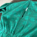 J.Crew Green Lined Eyelet Long Sleeve Dress- with Scalloped Details-Size 4-NEW Photo 13