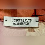 UNBREAK.IT Italy Silk Collage Print Shirt Dress Small – Luxe Boho Artwear $595 Pink Photo 2