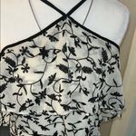 Devlin Elegant Black and White Midi Dress Photo 5