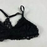 SM Black Lacey elastic bralette bra Photo 1