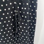 Free People NEW  Midi Skirt Size 2 Cutie Crossing Black Polka Dot Ruched NWOT Photo 7