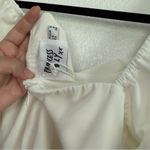 Princess Polly NWT  Lillie Long Sleeve Mini Dress in White 2 Photo 5