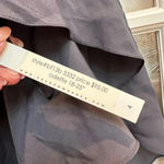 Susana Monaco  Smokey Blue Silk Cold Shoulder Draped Dress Size 4 NWT Photo 6