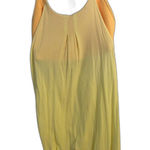 Lululemon Yellow Racer Back 2 in 1 tank Size 4 womens Photo 0