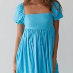 American Threads Blue Babydoll Dress Photo 0