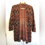 Lucky Brand Multicolor Ikat Open Sweater Cardigan Size S Photo 1