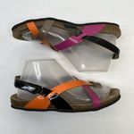 Rafting Goldstar Size 40 9.5 Sandal Soft Footbed Patent Micro Leather Strappy Photo 3