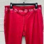 NWT Krimson Klover Snowbank Snowflake Legging Crimson Red Size LARGE Photo 1