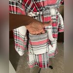 Mythology Plaid Robe One Size Fits All NWT Red Photo 2