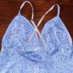 Victoria's Secret  Light Blue Lace Chemise Spaghetti Strap Slip Dress Photo 2