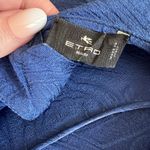 Etro Paisley Silk Puff Sleeve Blouse in Blue Size 38 (IT)/Small Photo 4