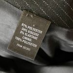 EXPRESS Design Studio Black Pinstripe Button Back Pencil Skirt Women's Size 0 Photo 4