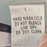 WD•NY WDNY Dress Sz 12 Black Linen Blend Beaded Metallic Sheath Knee Length Sleeveless Photo 6