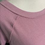 We The Free  People Snowy Mink Tink Mauve Pink Purple Waffle Henley Size Small Photo 1