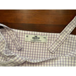 Hollister XS Lavender and White Gingham Dress Photo 9