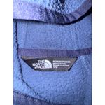 The North Face Osito Fleece Hoodie Pullover Blue Womens S P Textured Hooded Photo 4